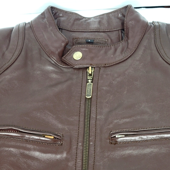 PU LEATHER jacket men's - Picture 1 of 6